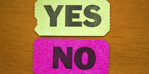 yes or no